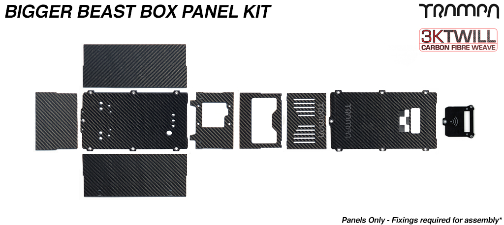 MkI BIGGER BEAST Box Panels - VESC 6 Only