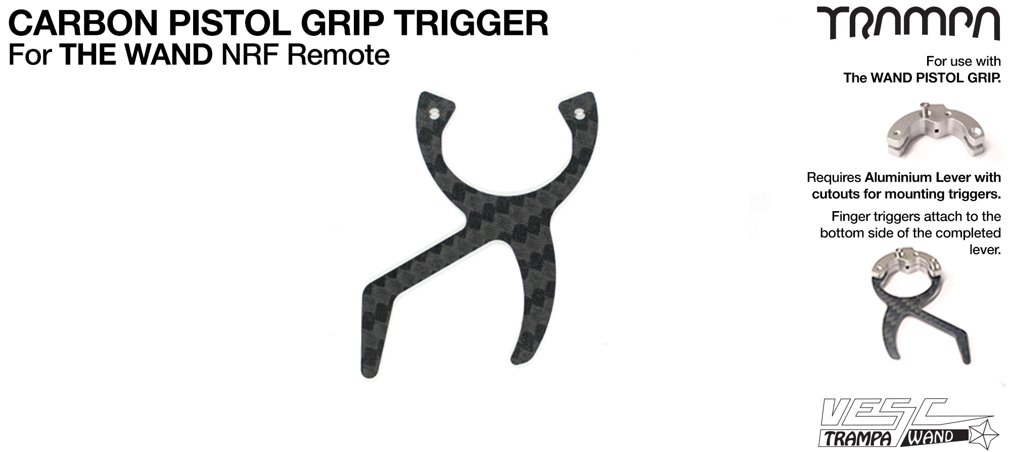 WAND - Pistol Grip Carbon Trigger