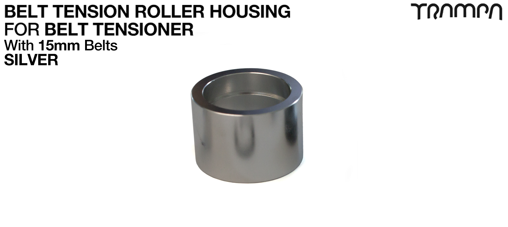Belt Tension Roller Housing for 15mm Belts - SILVER