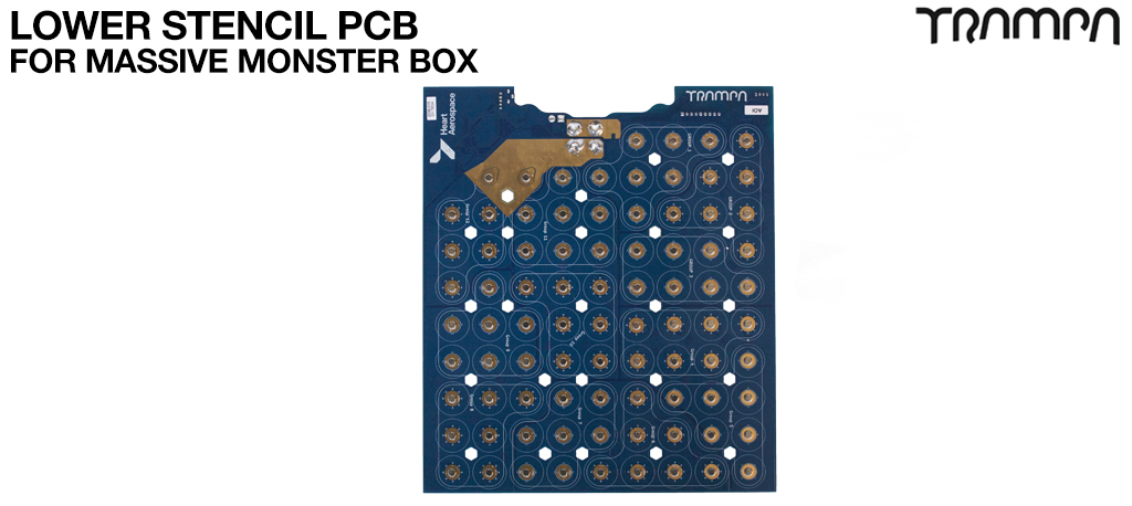 21700 LOWER PCB For TRAMPA's Massive MONSTER Box