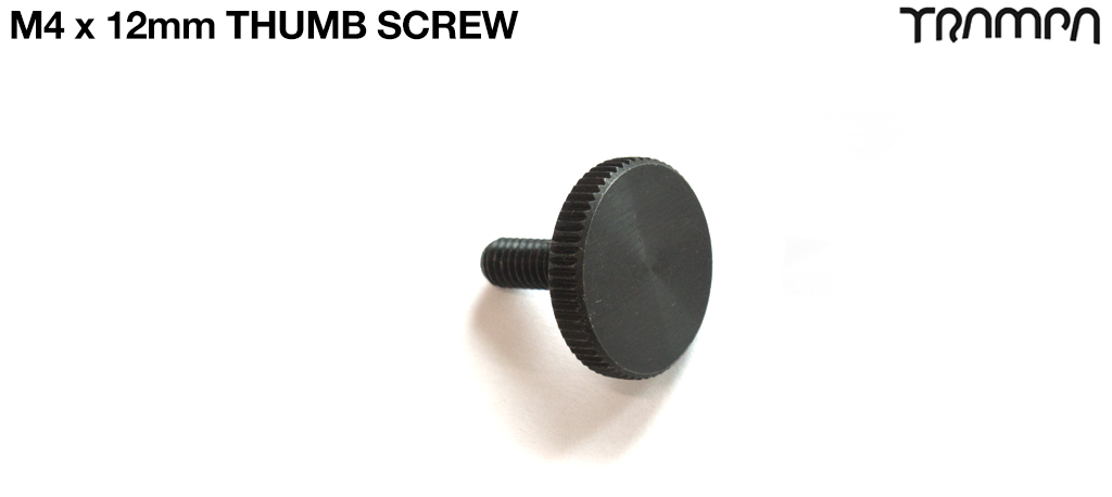 M4 x 12mm THUMB SCREW - Secures Inspection Pit on Battery Boxes - Stainless Steel