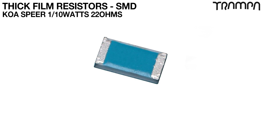 Thick Film Resistors - SMD / KOA Speer 1/10watts 22ohms