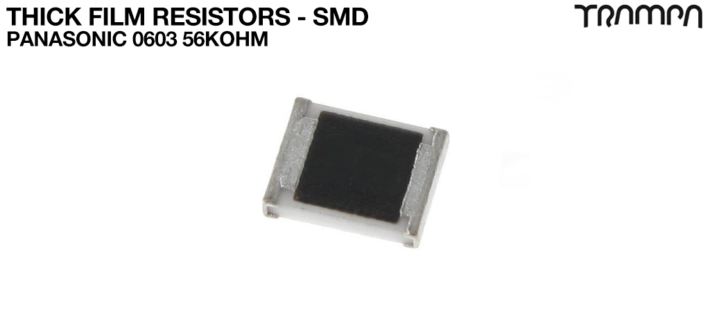 Thick Film Resistors - SMD / Panasonic 0603 56Kohm 