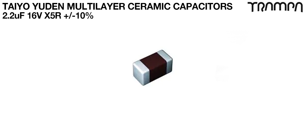 Taiyo Yuden Multilayer Ceramic Capacitors2.2uF 16V X5R +/-10%