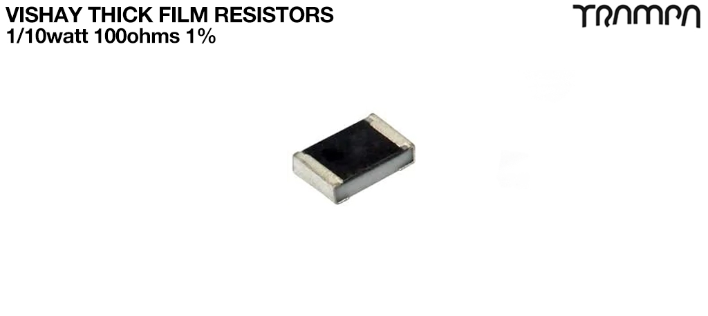Vishay Thick Film Resistors1/10watt 100ohms 1% 