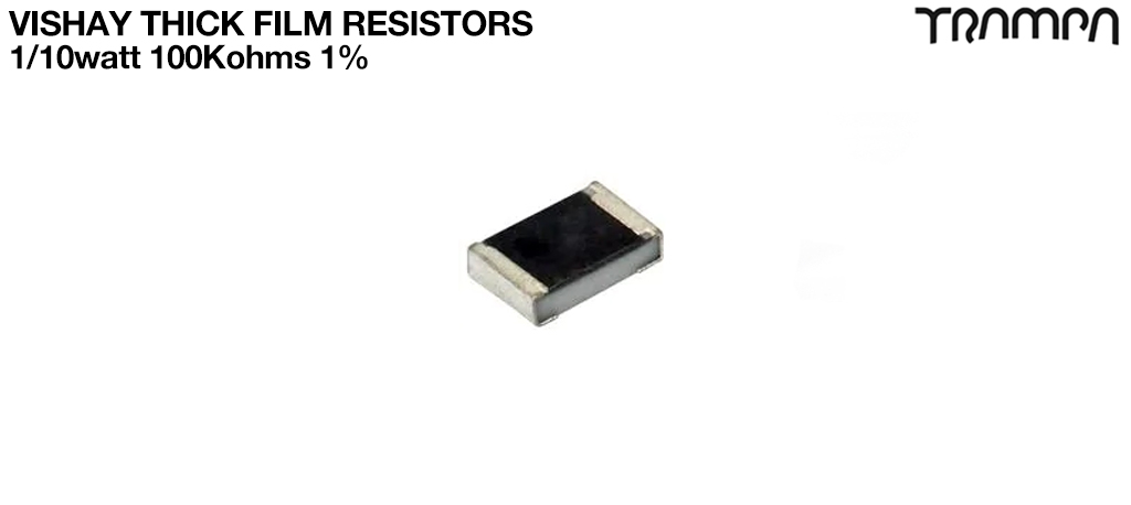 Vishay Thick Film Resistors1/10watt 100Kohms 1% 