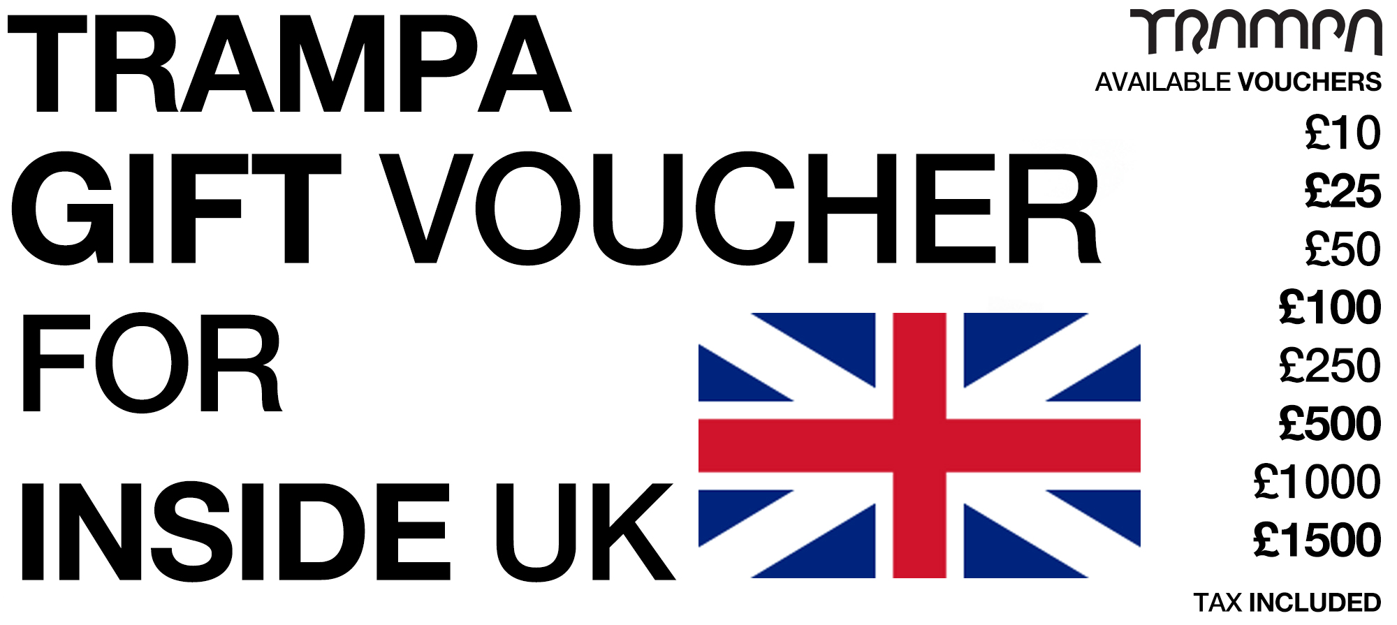 UK Gift Voucher - Includes Tax