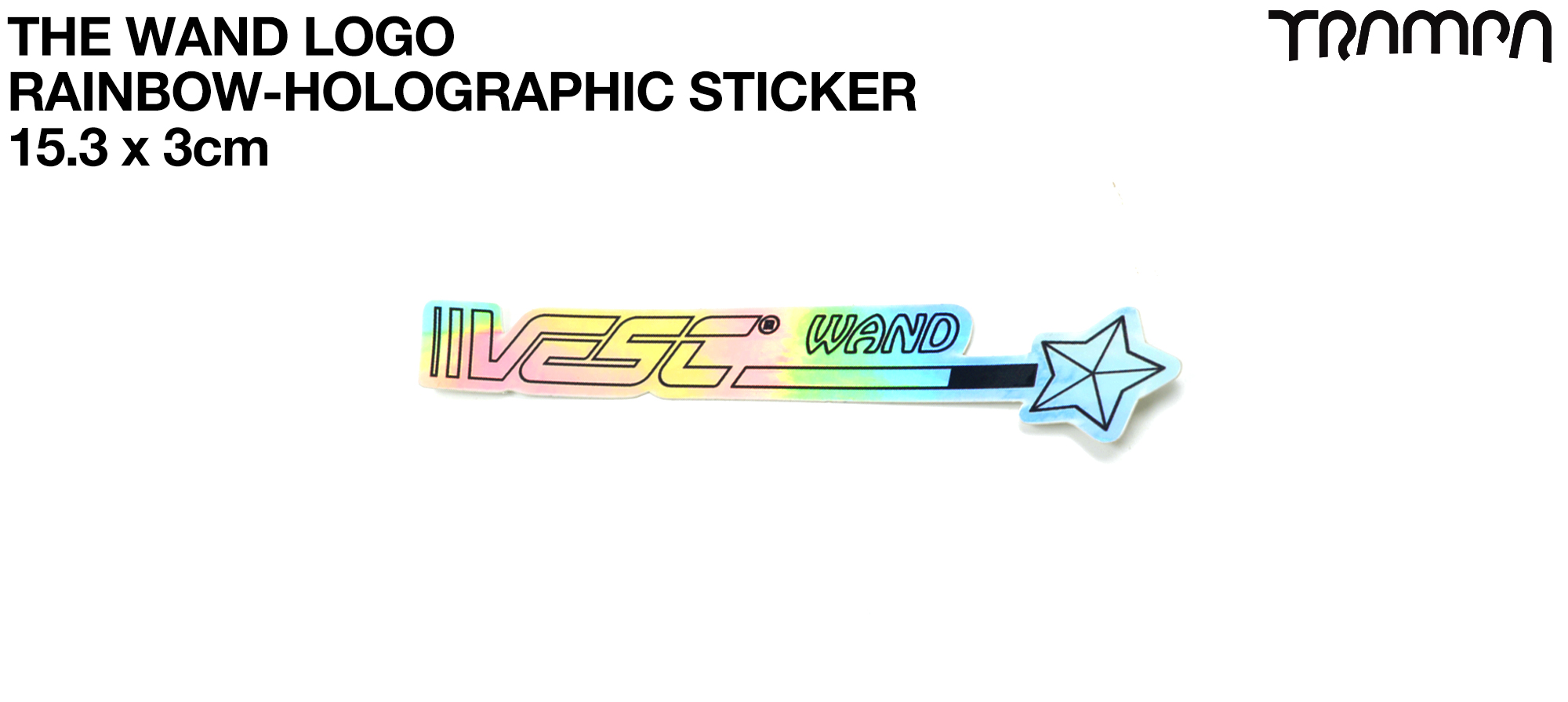 The WAND Rainbow Holographic Sticker