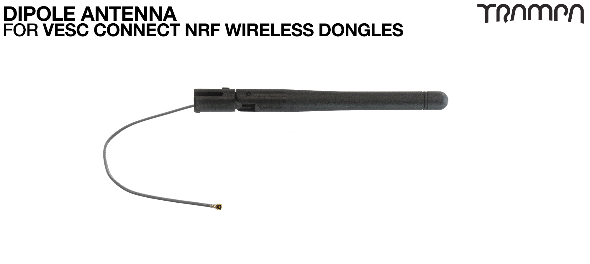 External Dipole Antenna used for boosting connection range for the VESC Connect NRF Dongles