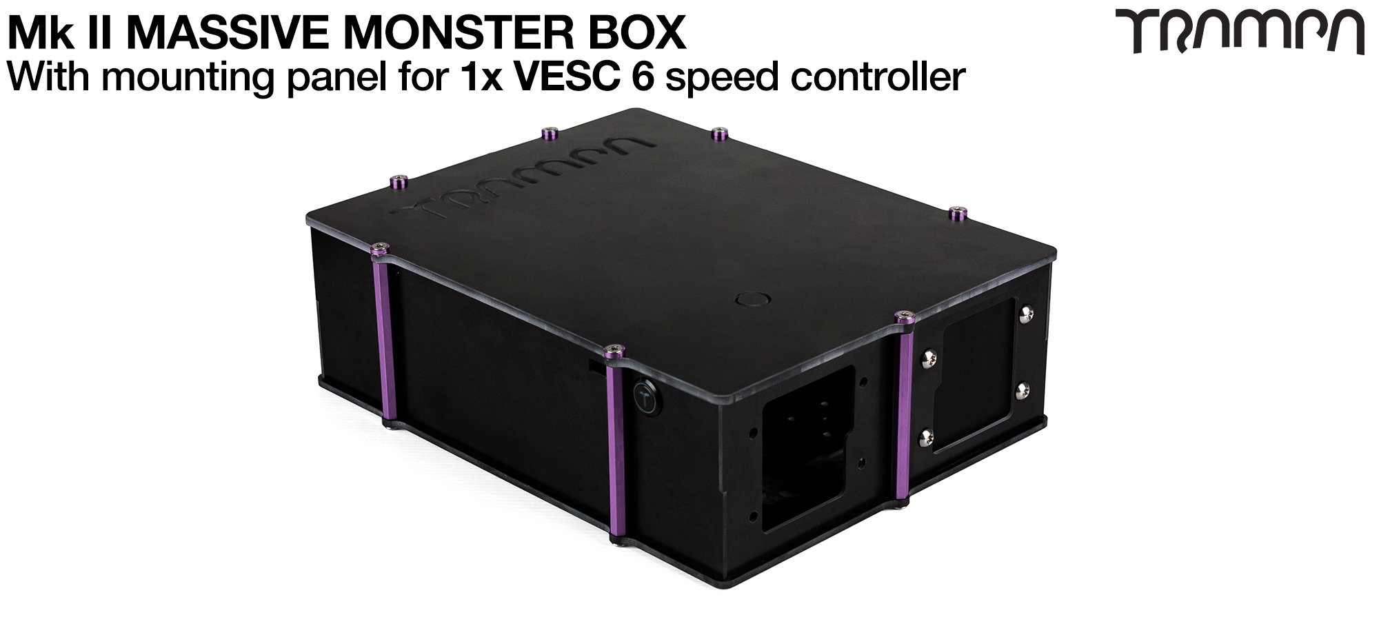 1WD MASSIVE Monster Box - 1x VESC 6 Mounting Panel  (£175)