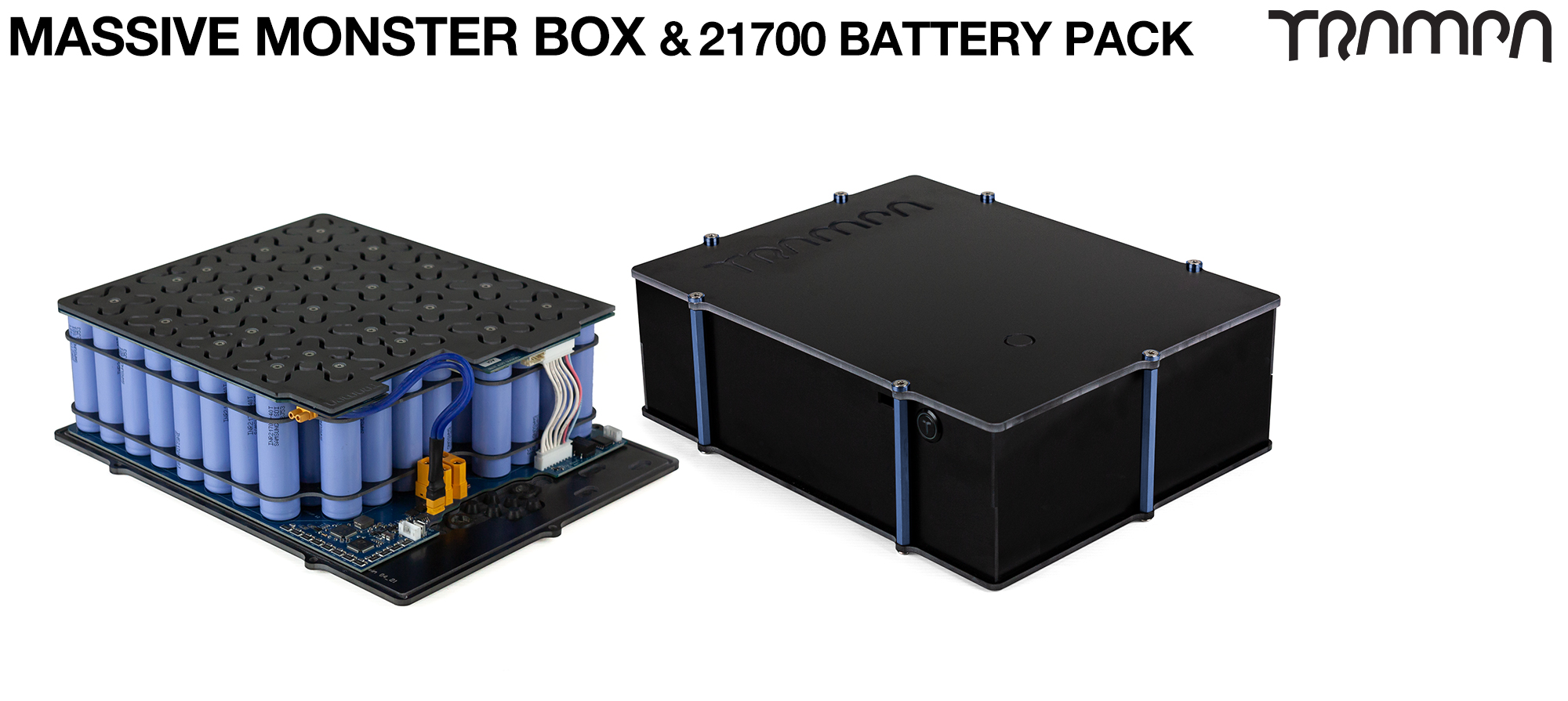 21700 MASSIVE MONSTER Box with 21700 PCB Pack with 84x 21700 cells 12s7p 35Ah NO VESC - UK Customers only