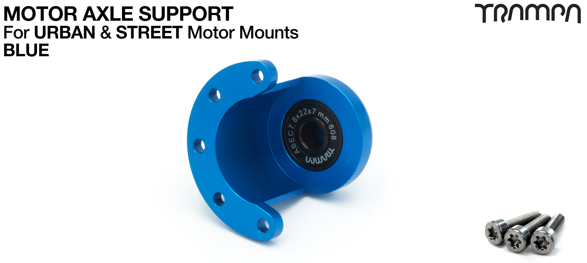 Motor Axle Support for Spring Truck Motor Mounts UNIVERSAL - BLUE
