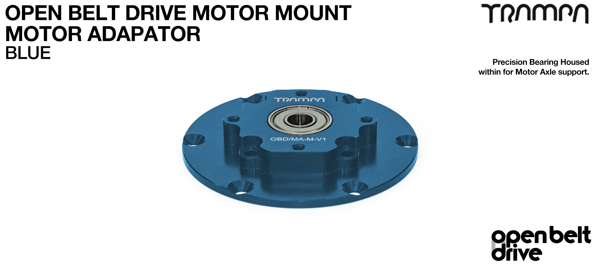 OBD Motor Adaptor with Housed Bearing - BLUE 