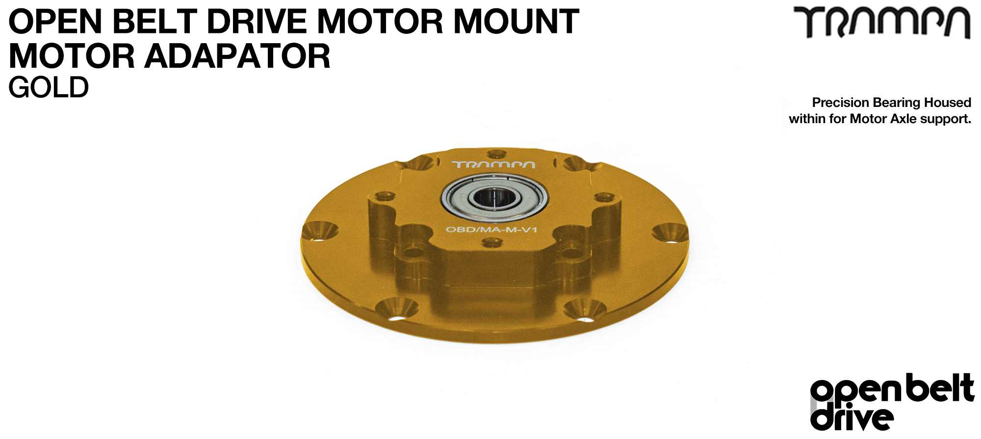 OBD Motor Adaptor with Housed Bearing - GOLD 
