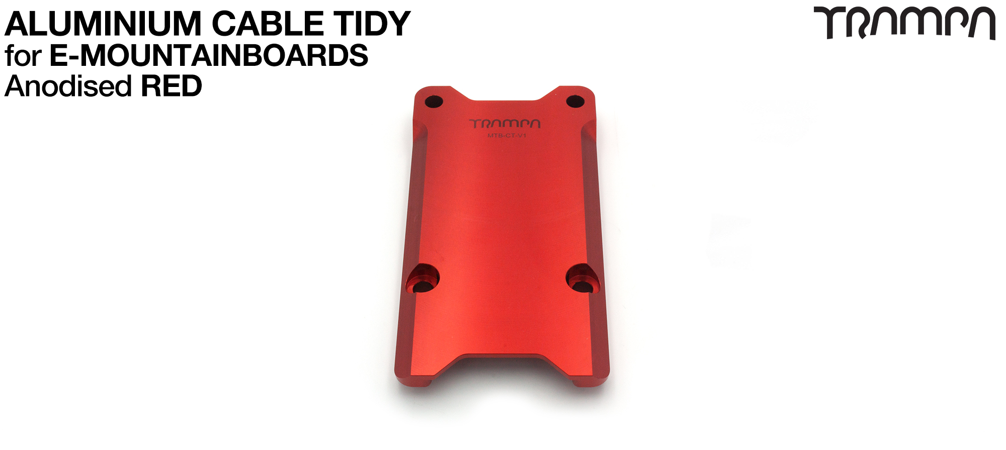 Anodised Aluminum Cable Tidy - RED