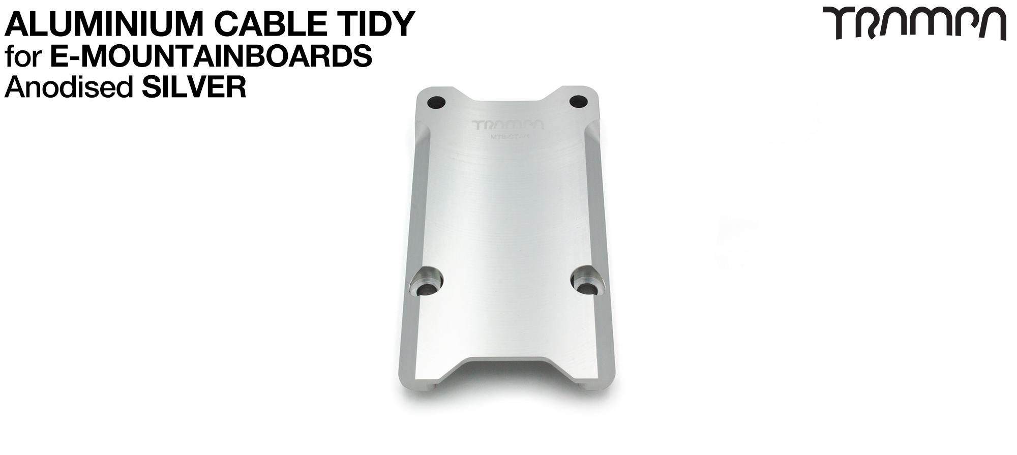Anodised Aluminum Cable Tidy - SILVER