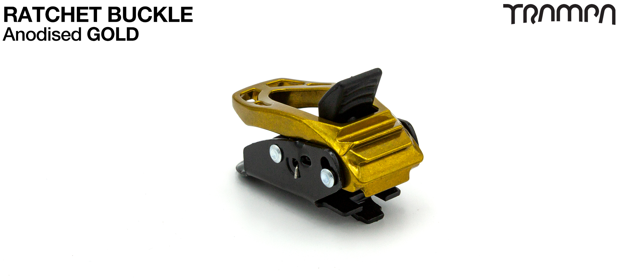 GOLD Anodised Ratchet Buckle 