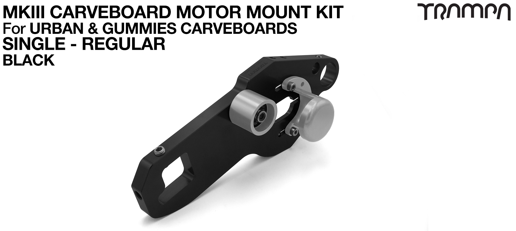 MkIII CARVE BOARD Motor Mount Kit - SINGLE BLACK