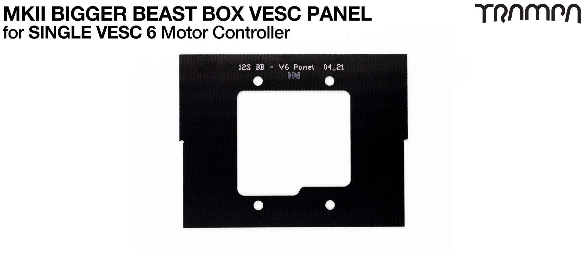 VESC 6 Mounting Panel for MkII BIGGER BEAST Box - SINGLE MOTOR
