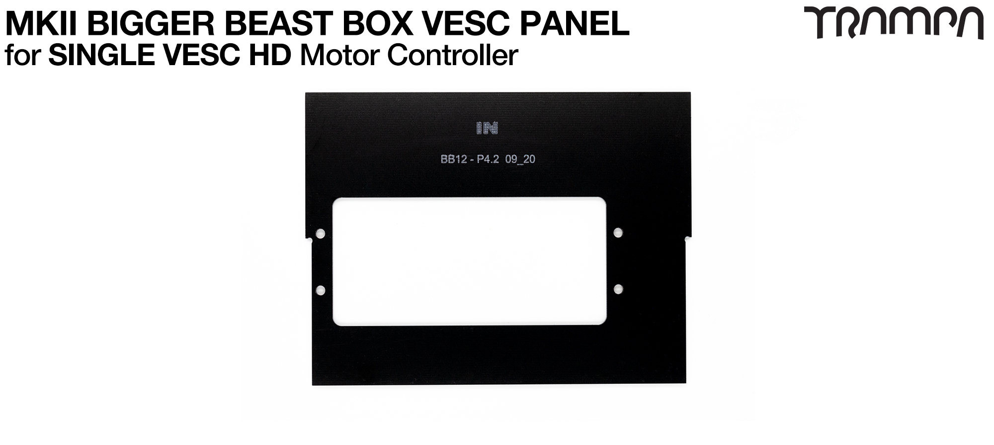 HD-60T VESC Mounting Panel for MkII BIGGER BEAST Box 