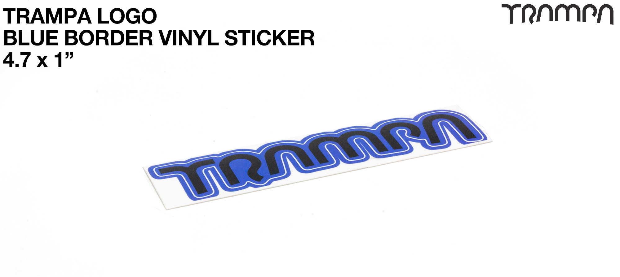 TRAMPA Sticker - BLUE
