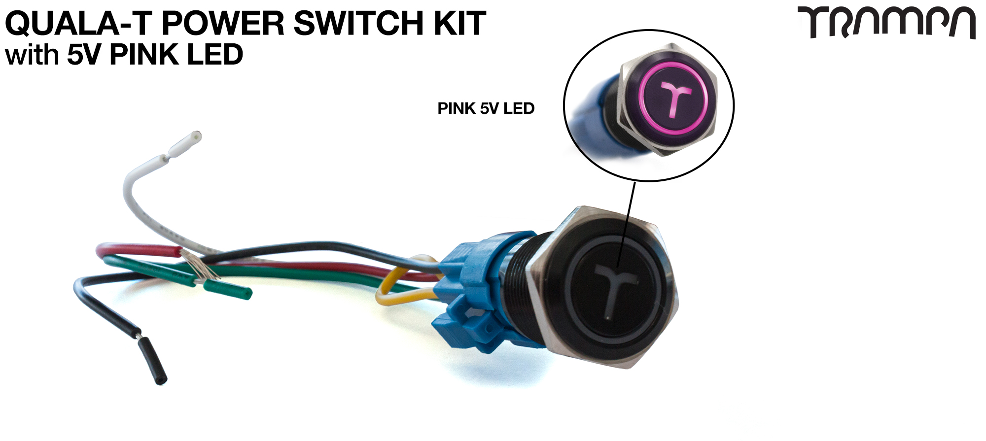 2x PINK/PURPLE Power Switches (+£15)