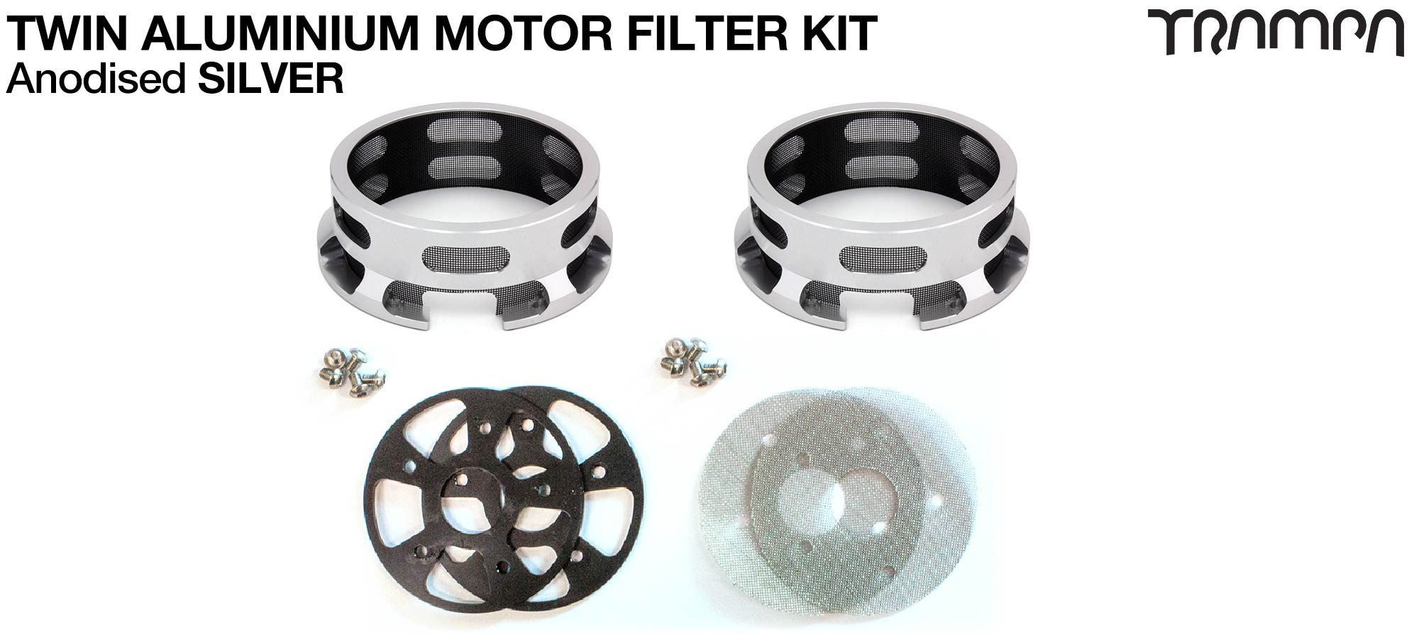 HALF Cage Motor Protection & Filters - SILVER 