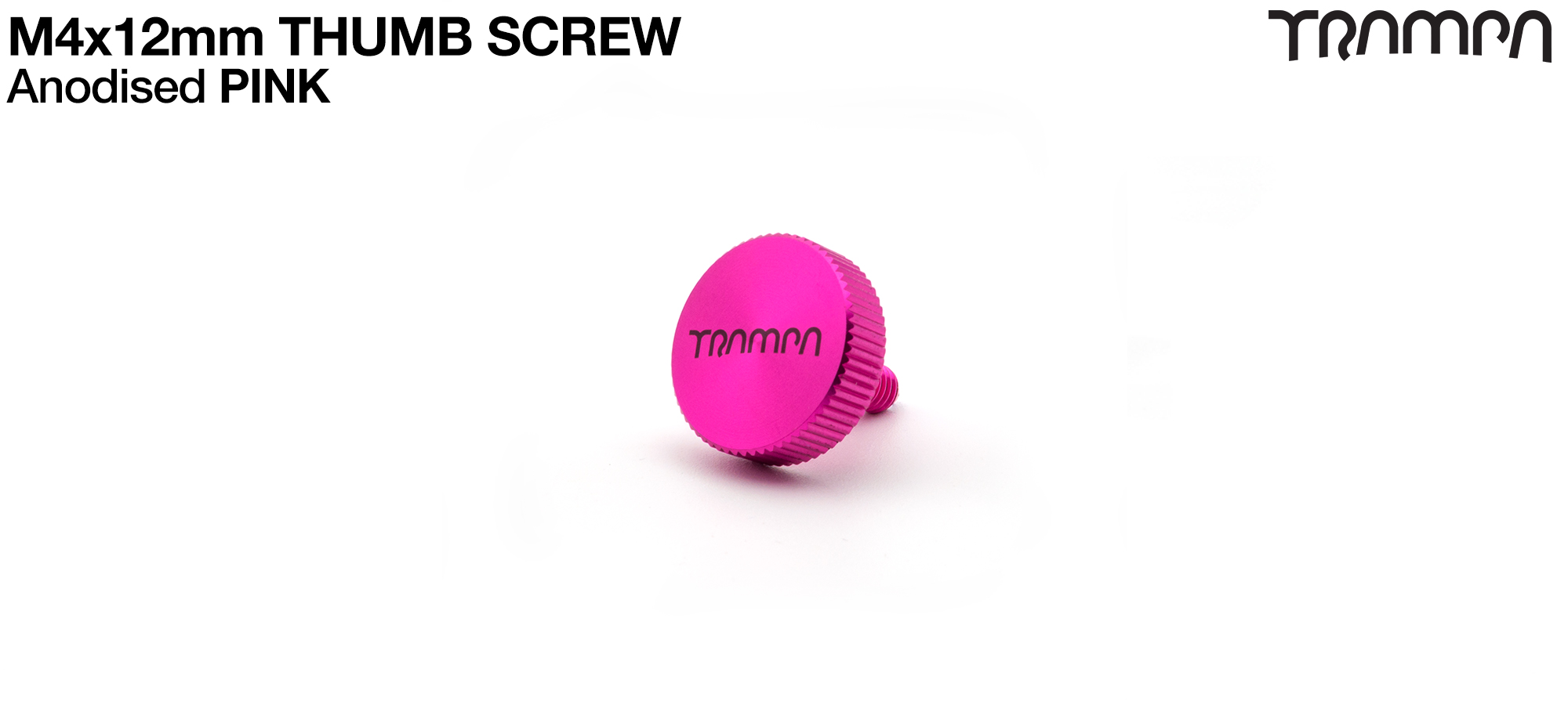 Inspection Pit Thumb Screw - PINK 