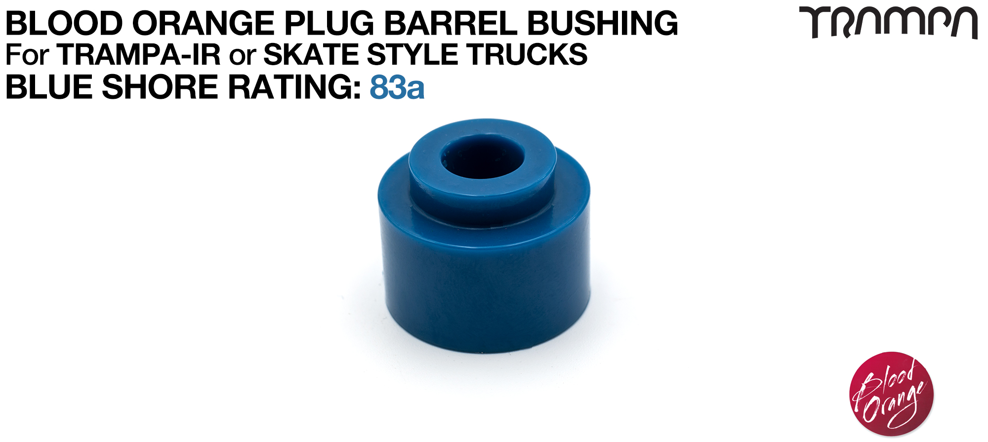 PLUG BARREL Bushings DARK BLUE - 89a  - OUT OF STOCK