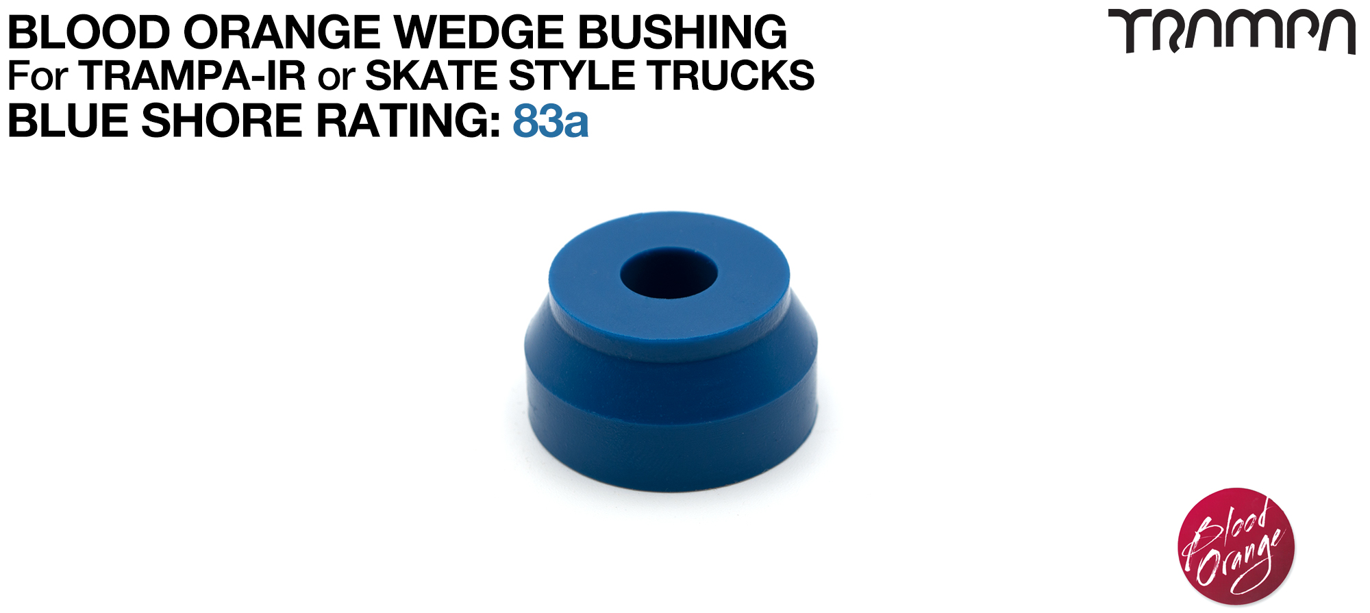 WEDGE Bushing - DENIM Blue 83a