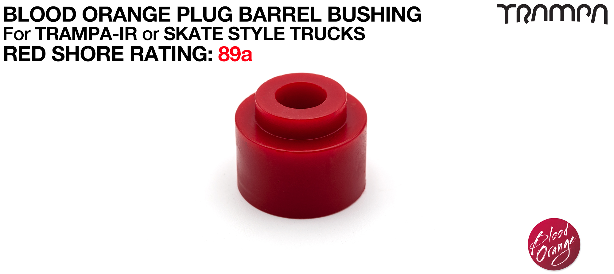 PLUG BARREL Bushings RED - 86a  - OUT OF STOCK