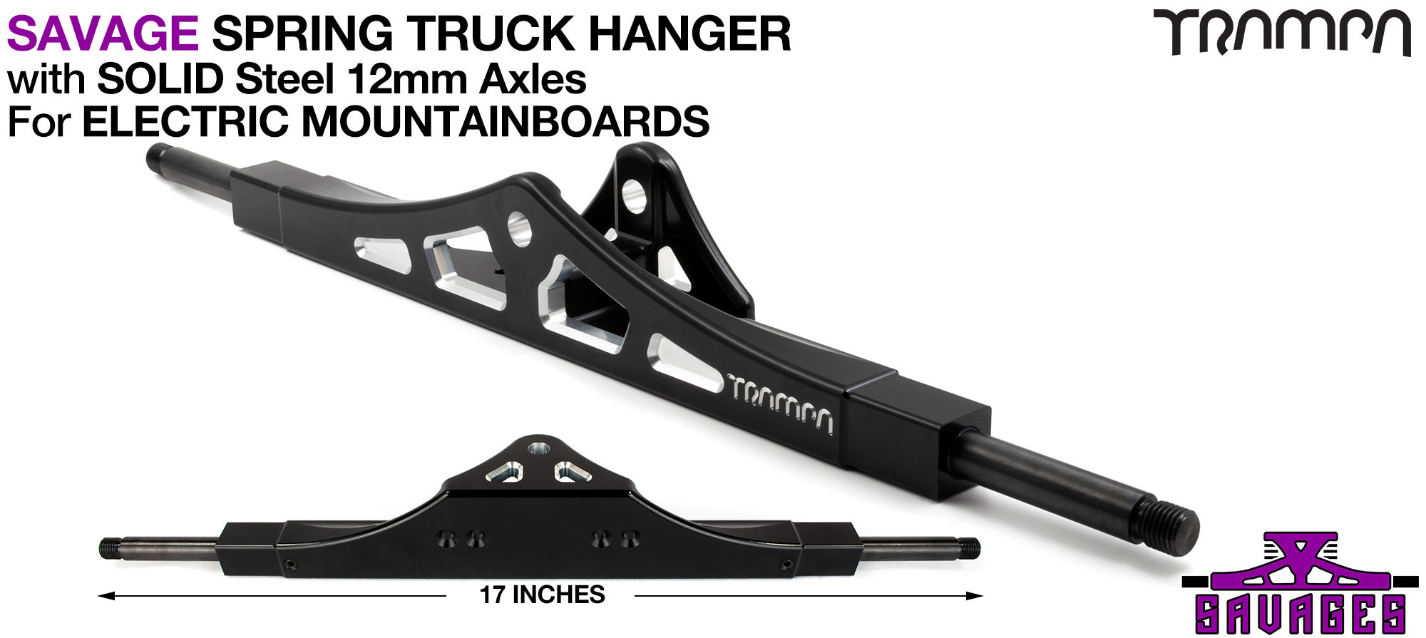SAVAGE ATB Hanger with 18.2mm Spacers & Axle nuts