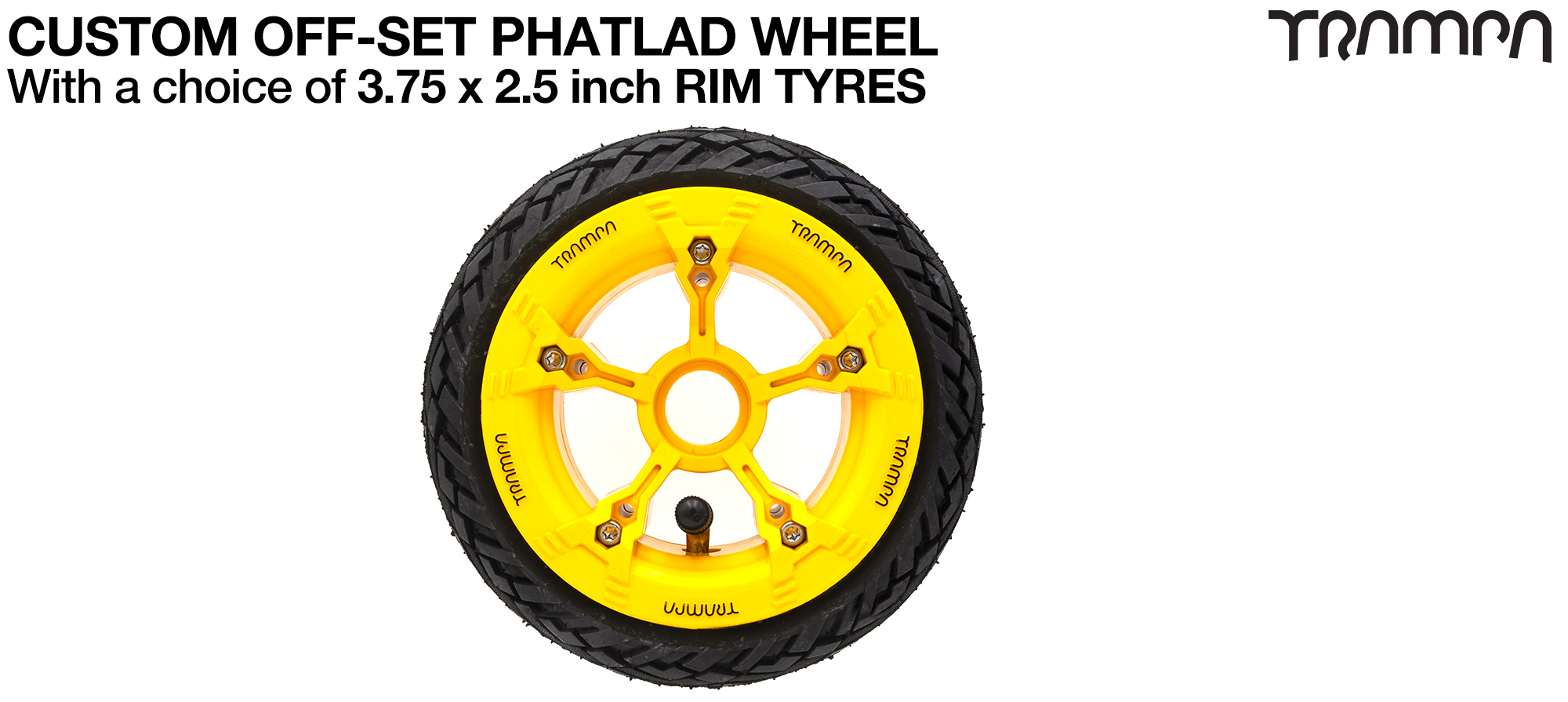 PHATLADS 5 spoke Wheels - 6 Inch Urban Tyres (£40)