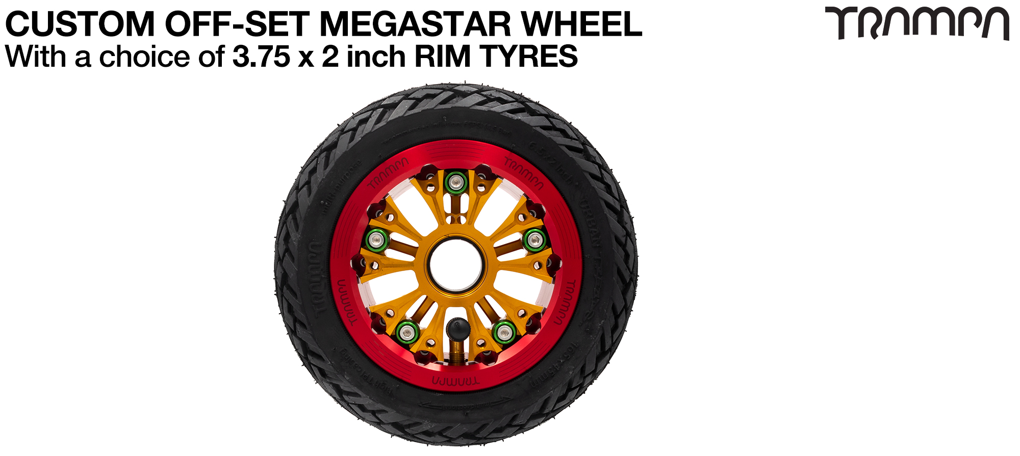 OFF-SET MEGASTAR 8 Wheel - 6 Inch URBAN Tyre (£75)