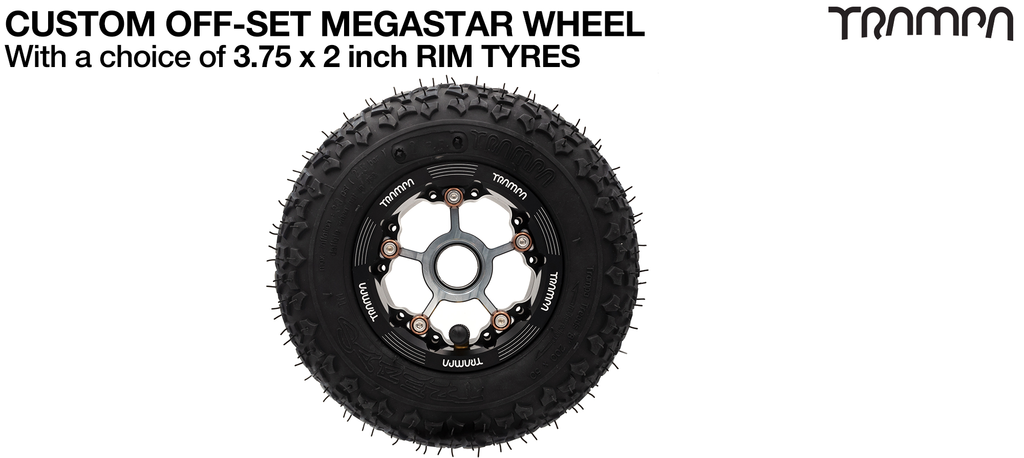 OFF-SET MEGASTAR 8 Wheel - 8 Inch Tyres  (£75)