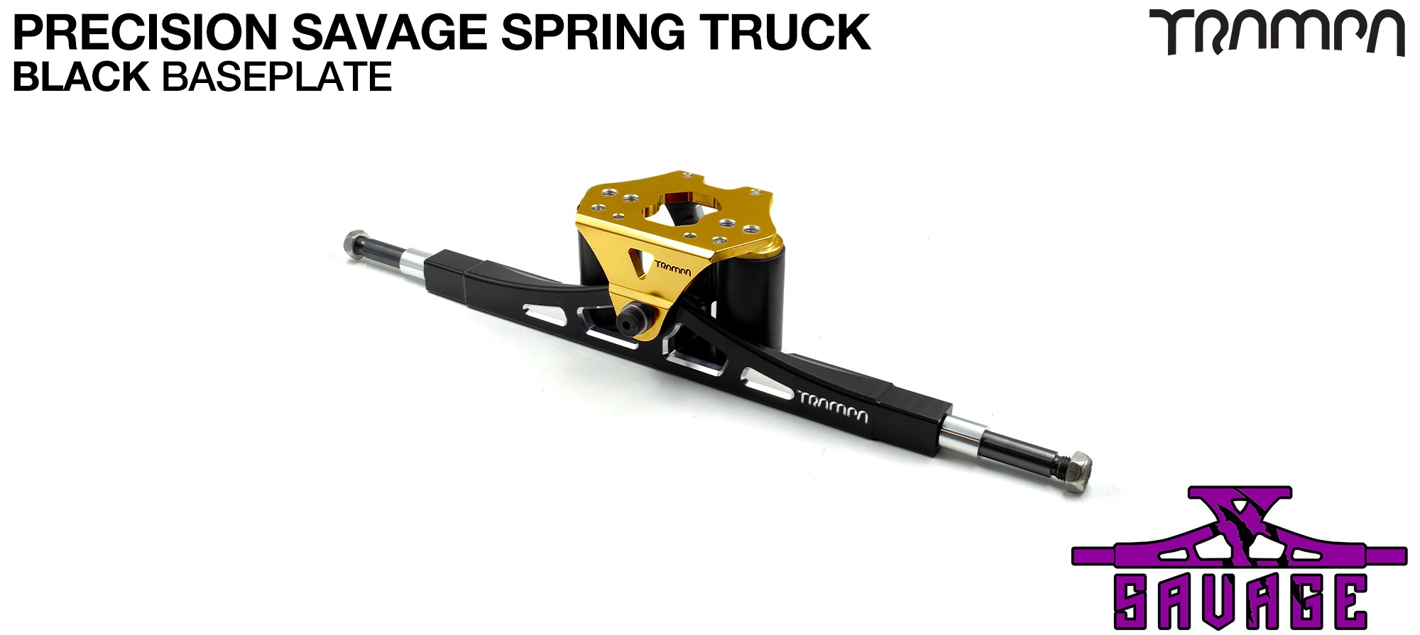 FULL CNC SAVAGE ATB Truck - SOLID CRMO Axles - GOLD (£150)