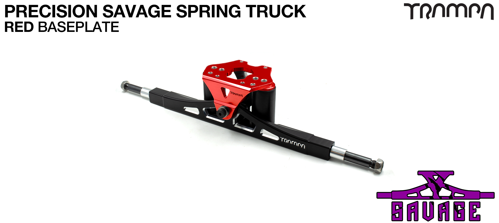 FULL CNC SAVAGE ATB Truck - SOLID CRMO Axles - RED (£150)