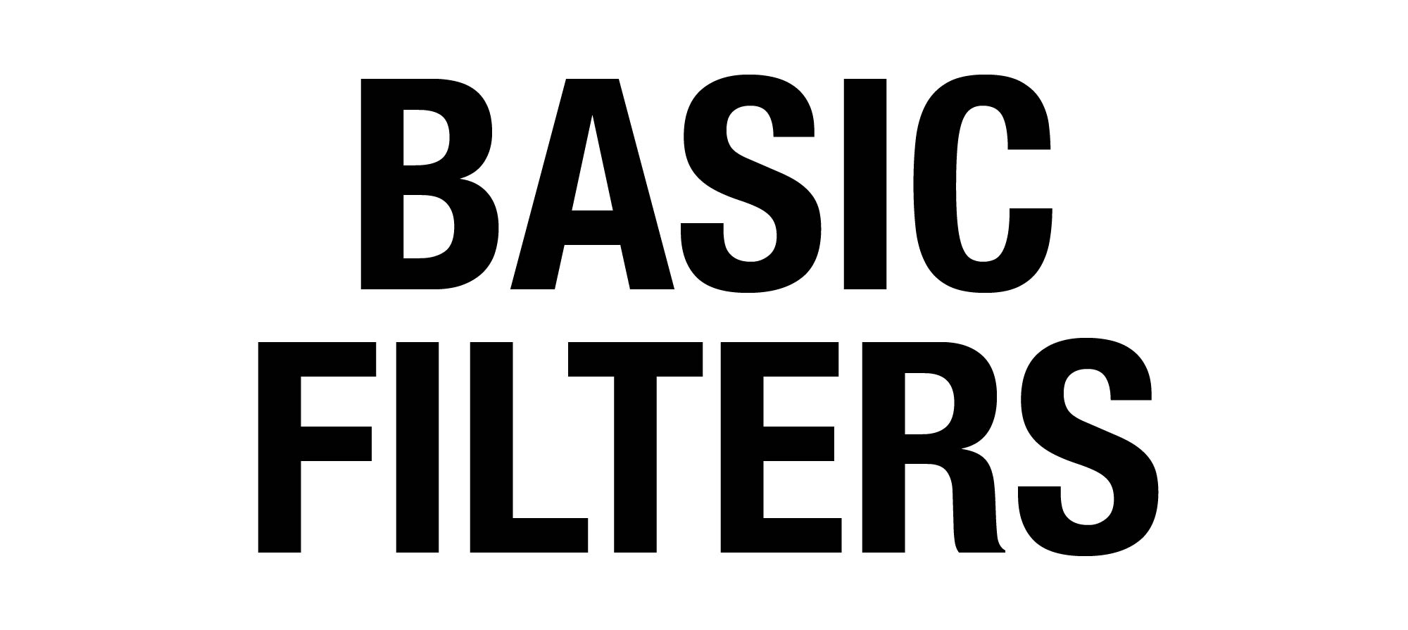 BASIC Filters & Star Holder 