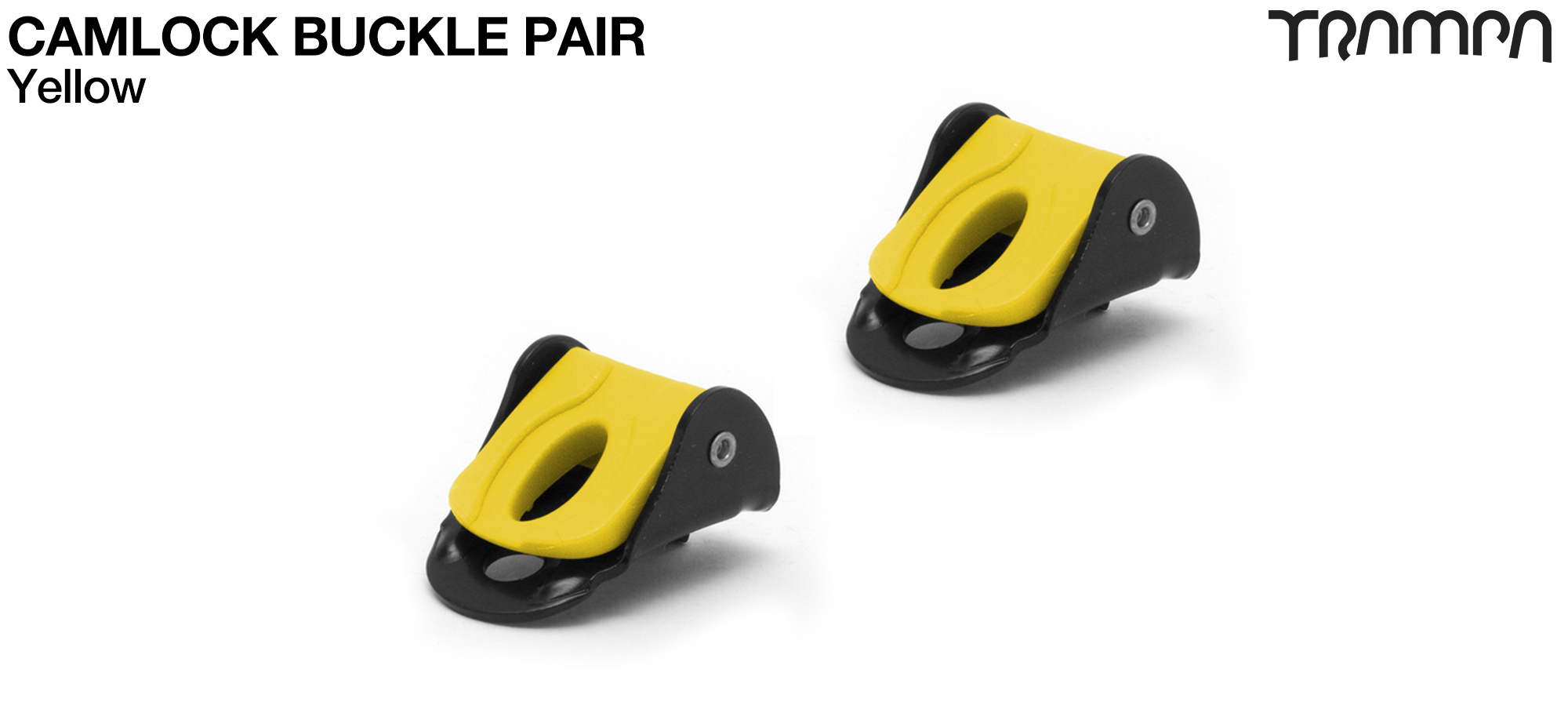 Camlock buckles for foot and heel strap Bindings - YELLOW x 2