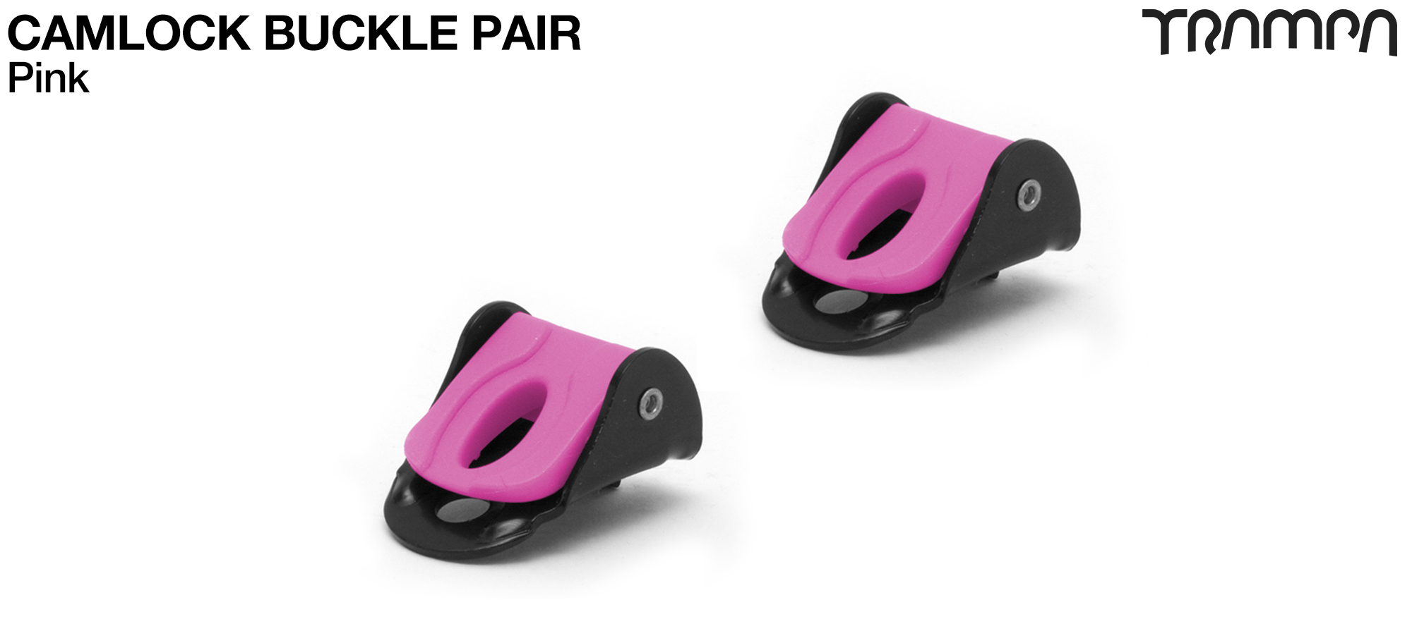 Camlock buckles for foot and heel strap Bindings - PINK x 2 