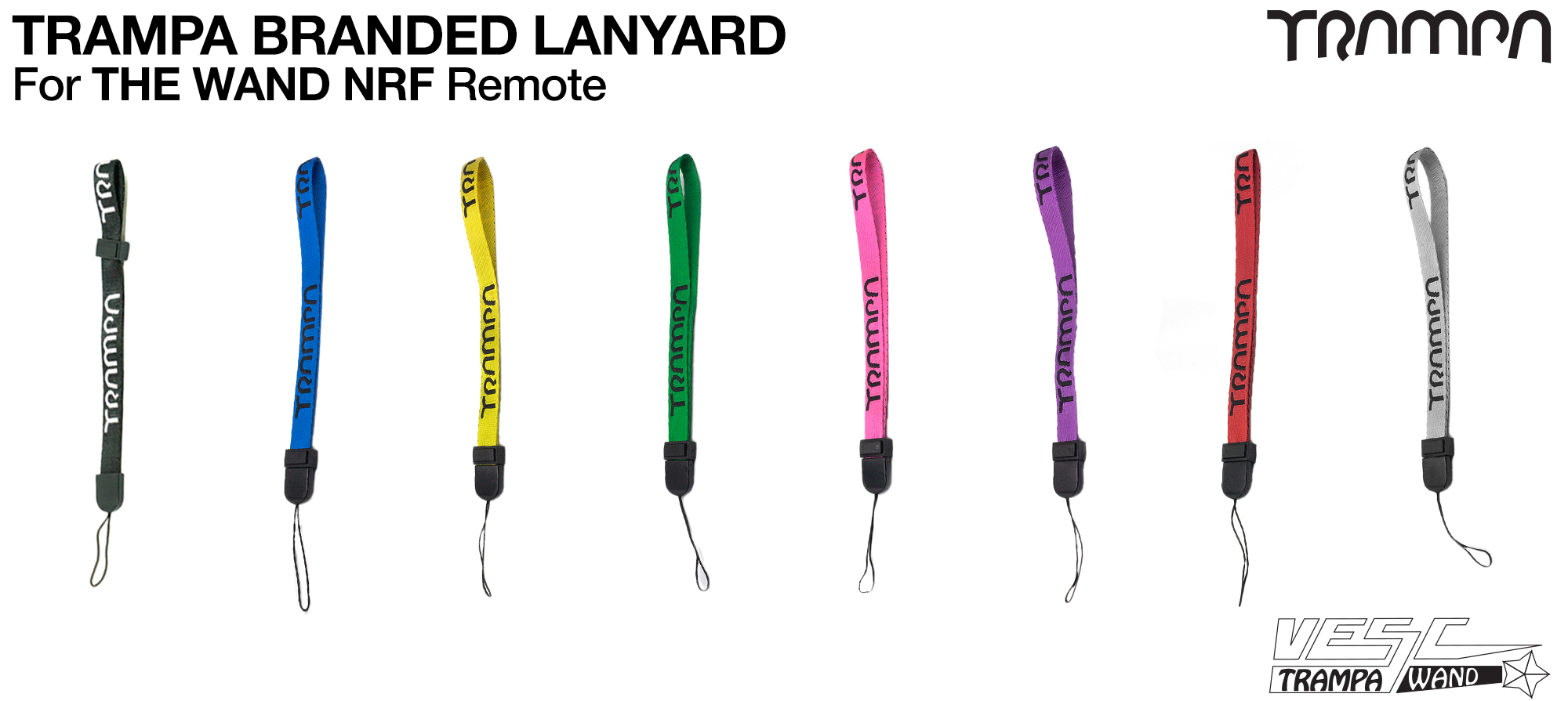 WAND - Lanyard / Wrist Strap - Loads of colour options to suit your taste!