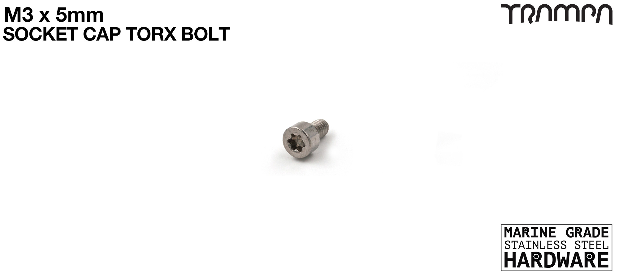 M3 x 5mm Socket Cap TORX Bolt 