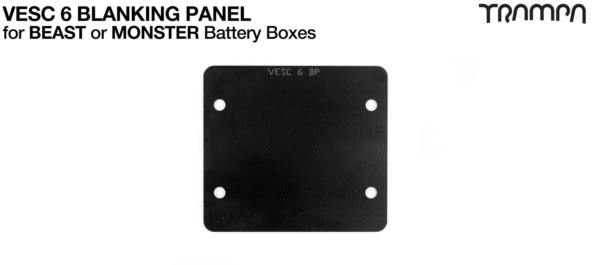 UNIVERSAL Battery Box VESC 6 BLANKING Panel 