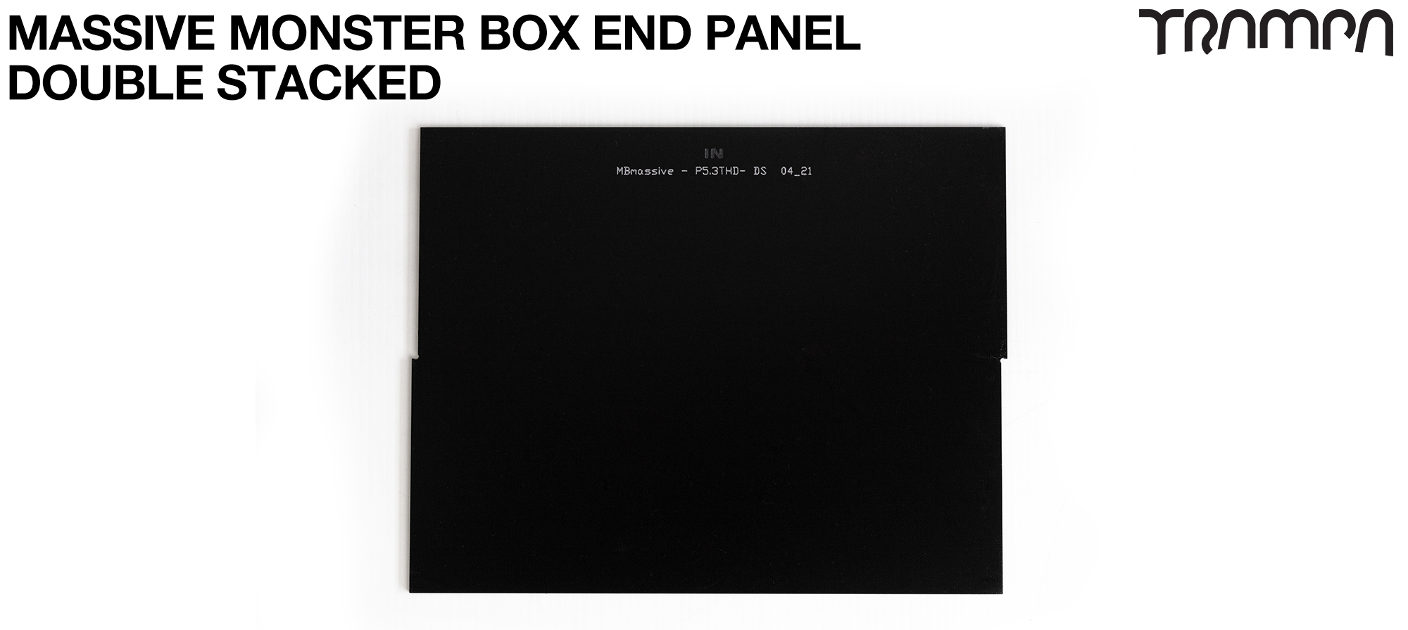 Mk III DOUBLE Stack MASSIVE Monster Box - END Panel BLANK