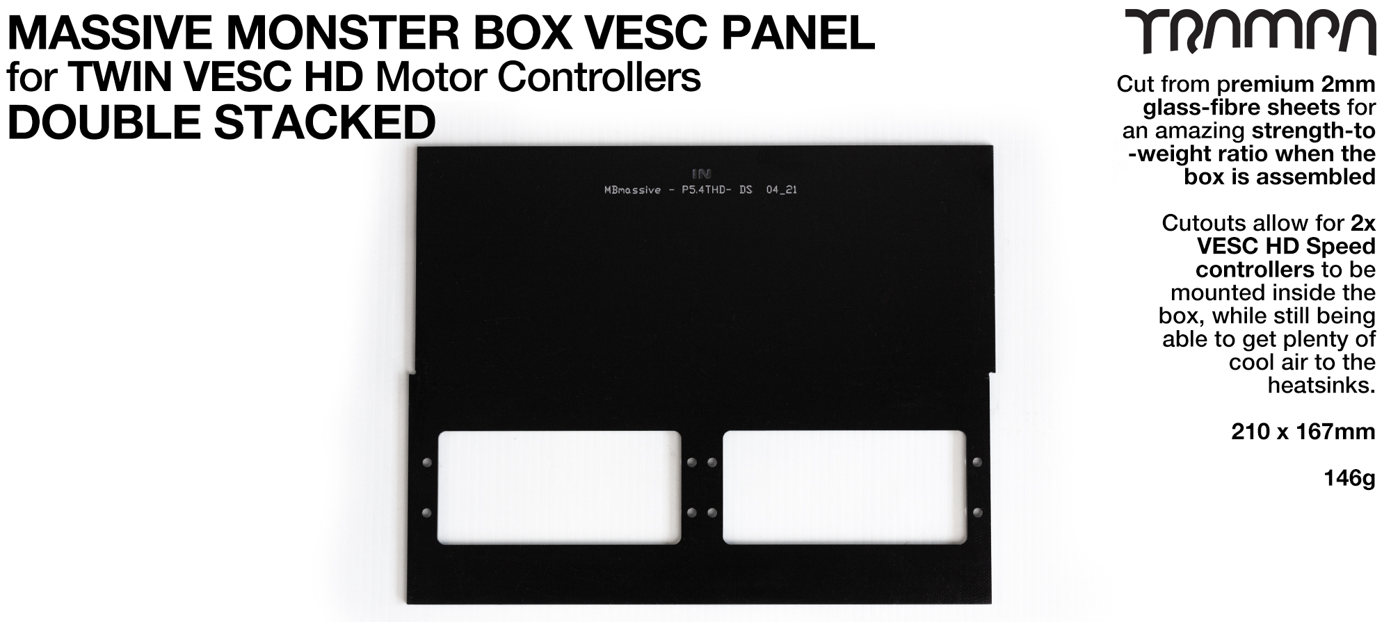 Mk III DOUBLE Stack MASSIVE Monster Box - END Panel 2x HD-60T 