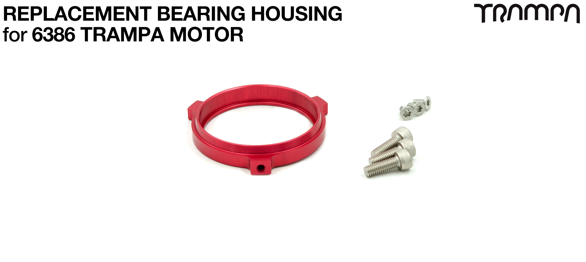 Replacement Bearing Housing for 6386 TRAMPA Motor 