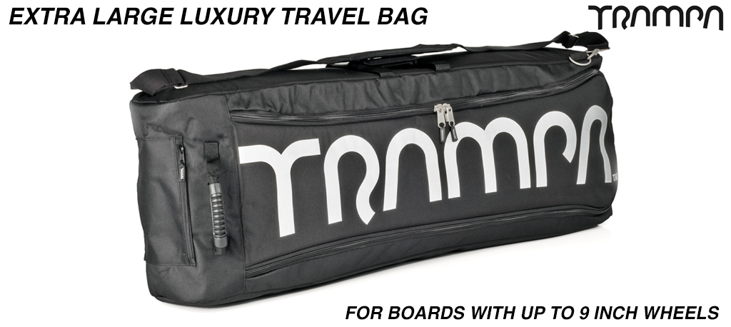 Extra Large Luxury Mountainboard Travel Bag - Fits BigBoi decks with IR or SAVAGE Trucks using upto 9 inch wheels inc Motor Mounts & Monster Box perfectly! 