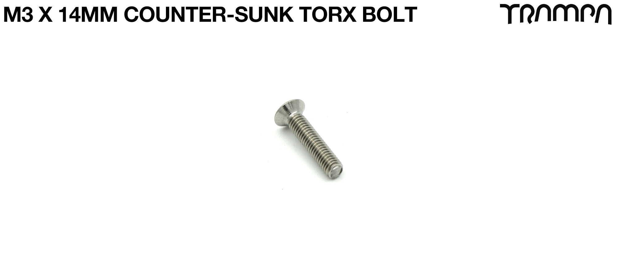 M3 x 14mm T10 Torx Countersunk Bolt STR-500