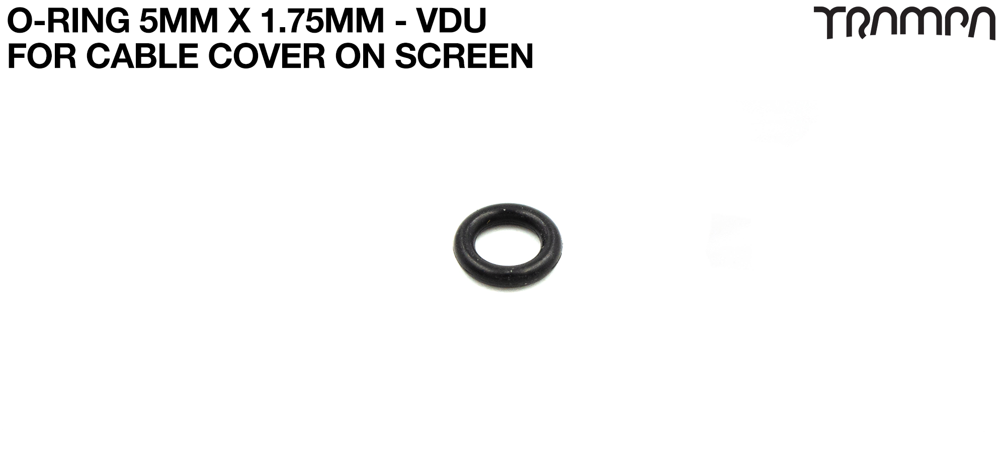 VESC DISPLAY UNIT - O-Ring 5mm x 1.75mm for Cable Cover on Screen - Rubber