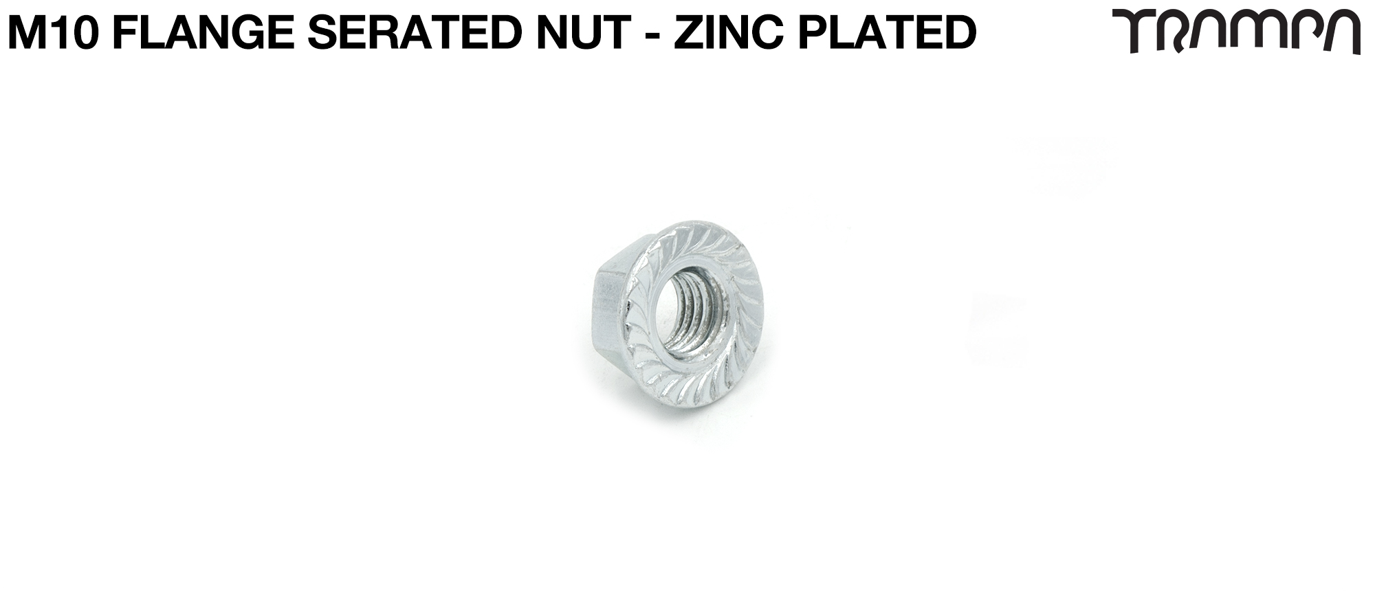 M10 Flanged Scerated Nut